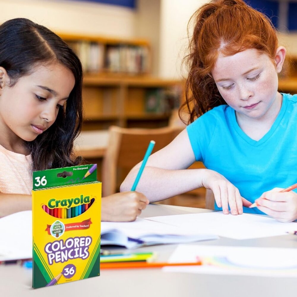 Crayola Colored Pencils 36 Count • Pre-Sharpened Art Set